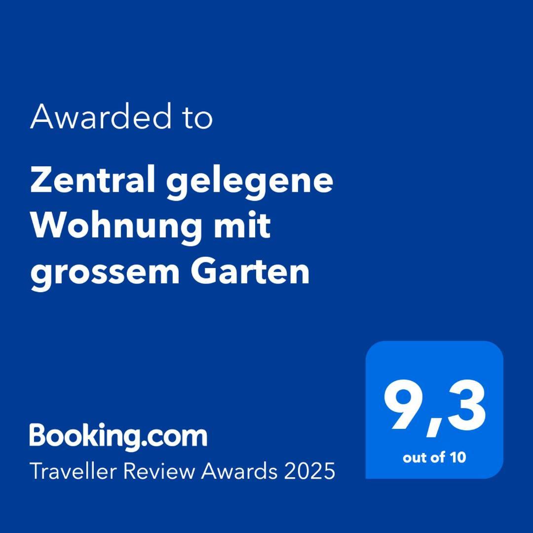 Zentral Gelegene Wohnung Mit Grossem Garten Interlaken Extérieur photo